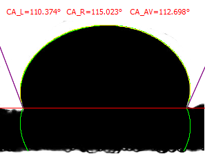 视频光学接触角测量仪 测试岩芯与原油的接触角值